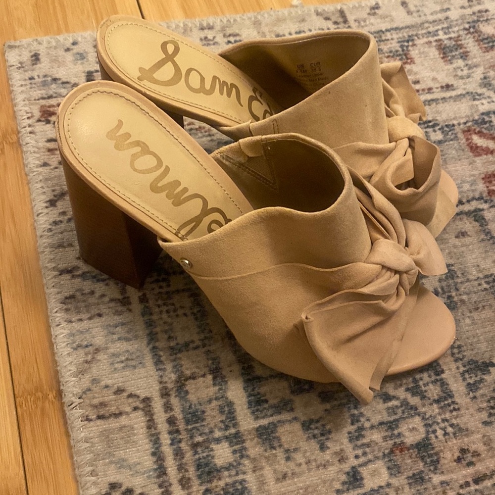 Sam Edelman suede mules